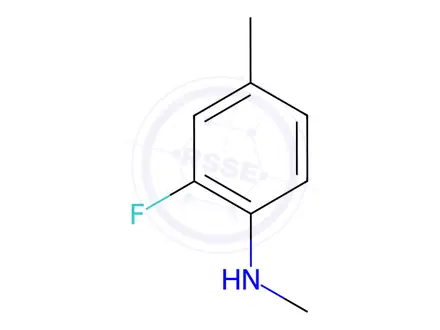 Chemical structure of 2-Fluoro-n,4-dimethylaniline