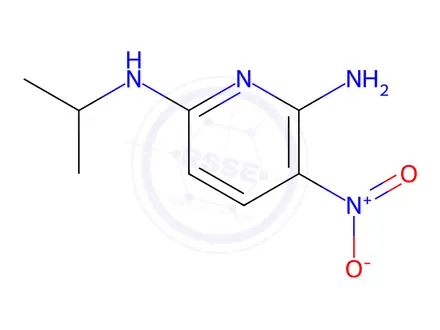 Chemical structure of N2-isopropyl-5-nitropyridine-2,6-diamine