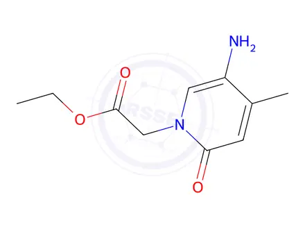 Chemical structure of Ethyl 2-(5-amino-4-methyl-2-oxopyridin-1(2h)-yl)acetate