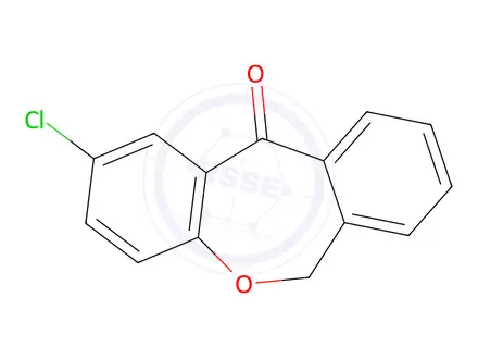 Chemical structure of 2-Chlorodibenzo[b,e]oxepin-11(6H)-one