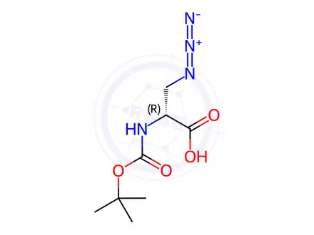 Chemical structure of Boc-D-Aza-OH