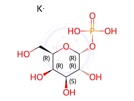 Chemical structure of Galactose 1-phosphate Potassium salt