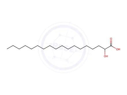 Chemical structure of 2-Hydroxyoctadecanoic acid