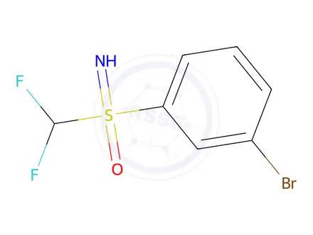 Chemical structure of (3-Bromophenyl)(difluoromethyl)(imino)-l6-sulfanone