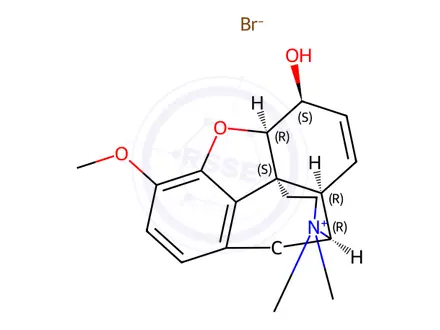 Chemical structure of Codeine methylbromide