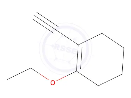 Chemical structure of Cyclohexene, 1-ethoxy-2-ethynyl-(9CI)