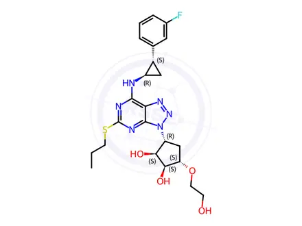 Chemical structure of Ticagrelor Impurity 518