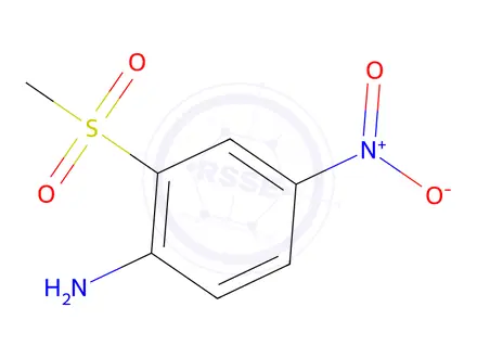 Chemical structure of 2-(Methylsulfonyl)-4-nitroaniline