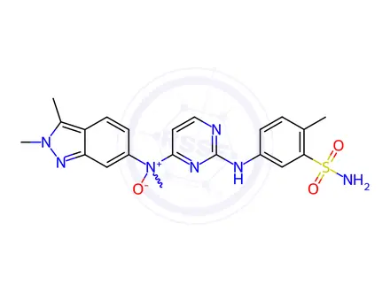 Chemical structure of Pazopanib Impurity 3