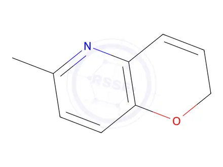 Chemical structure of 2H-Pyrano[3,2-b]pyridine,6-methyl-(9CI)