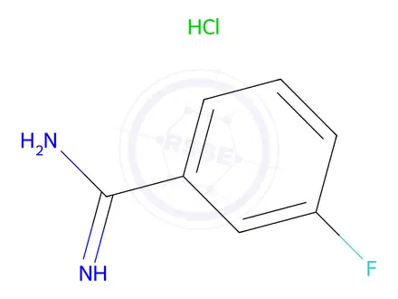 Chemical structure of 3-Fluorobenzimidamide Hydrochloride