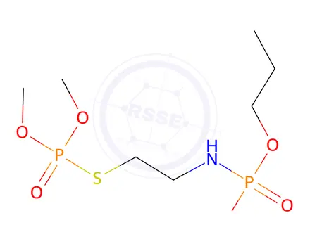 Chemical structure of Phosphorothioic acid S-[2-(dipropoxyphosphinylamino)ethyl]O,O-dimethyl ester