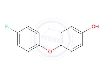 Chemical structure of 4-(4-Fluorophenoxy)phenol