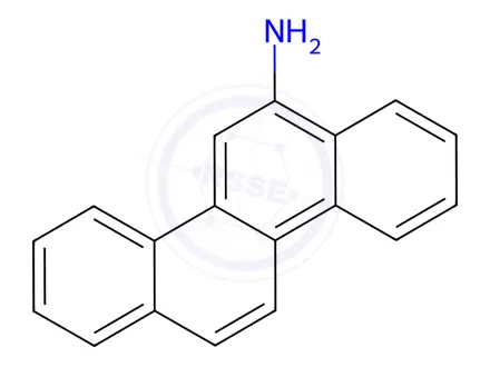 Chemical structure of 6-Aminochrysene