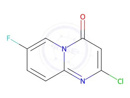 Chemical structure of 2-Chloro-7-fluoro-4H-pyrido[1,2-a]pyrimidin-4-one