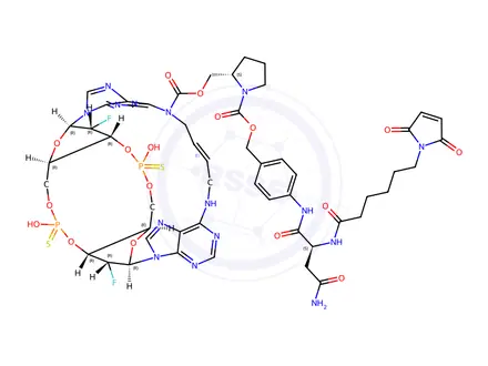 Chemical structure of (4S,4aS,5aR,12aS)-4-(Dimethylamino)-7-fluoro-3,10,12,12a-tetrahydroxy-9-(2-((R)-3-hydroxypyrrolidin-1-yl)acetamido)-1,11-dioxo-1,4,4a,5,5a,6,11,12a-octahydrotetracene-2-carboxamide