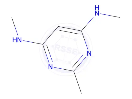 Chemical structure of n4,n6,2-trimethylpyrimidine-4,6-diamine