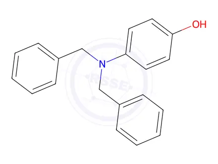 Chemical structure of 4-(Dibenzylamino)phenol