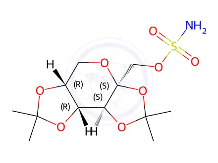 Chemical structure of Topiramate