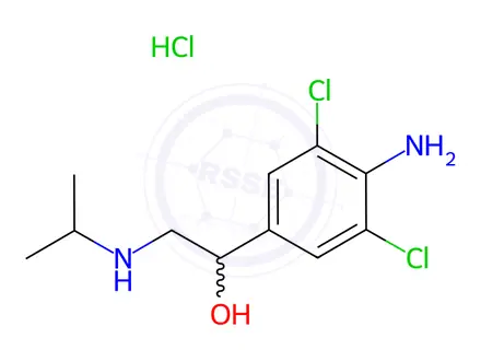 Chemical structure of Clenproperol hydrochloride