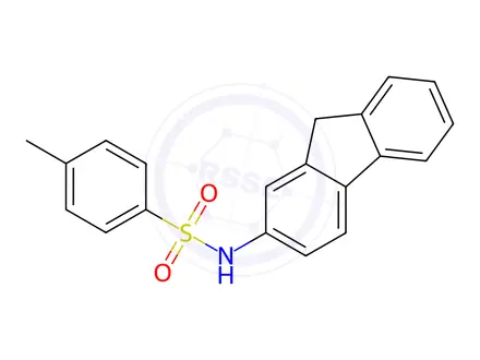Chemical structure of N-(9H-Fluoren-2-yl)-4-methylbenzenesulfonamide