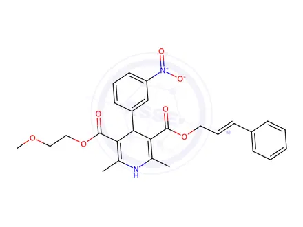 Chemical structure of Cilnidipine