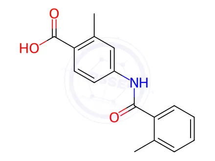Chemical structure of Tolvaptan Impurity 141
