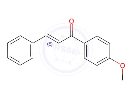 Chemical structure of 4'-Methoxychalcone