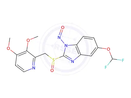Chemical structure of Pantoprazole impurity 62