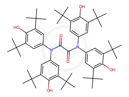 Chemical structure of N1,N1,N2,N2-Tetrakis(3,5-di-tert-butyl-4-hydroxyphenyl)oxalamide