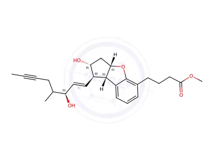 Chemical structure of Beraprost Sodium Impurity 42