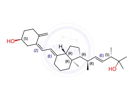 Chemical structure of 25-Hydroxyvitamin D2