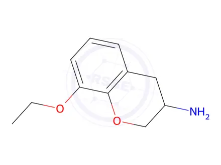 Chemical structure of 8-Ethoxychroman-3-amine