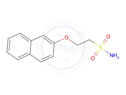 Chemical structure of 2-(Naphthalen-2-yloxy)ethane-1-sulfonamide