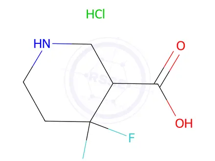 Chemical structure of 4,4-Difluoropiperidine-3-carboxylic acid hydrochloride