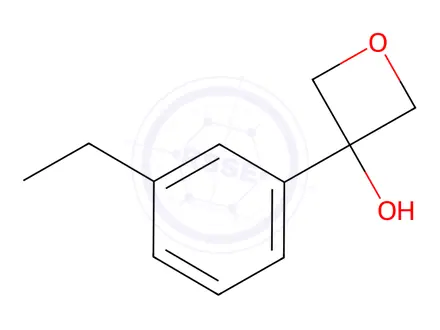 Chemical structure of 3-Oxetanol, 3-(3-ethylphenyl)-