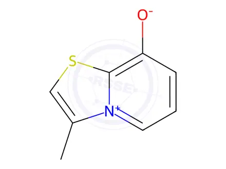 Chemical structure of 3-Methylthiazolo[3,2-a]pyridinium-8-olate