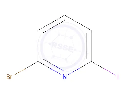 Chemical structure of 2-Bromo-6-iodopyridine