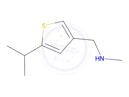 Chemical structure of Methyl({[5-(propan-2-yl)thiophen-3-yl]methyl})amine