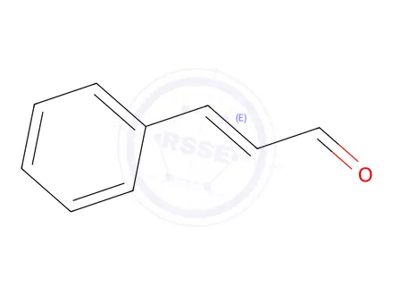 Chemical structure of trans-Cinnamaldehyde