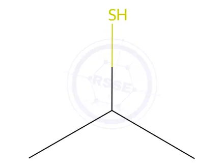 Chemical structure of 2-Propanethiol