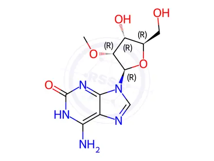 Chemical structure of Adenosine, 1,2-dihydro-2'-O-methyl-2-oxo-(9CI)