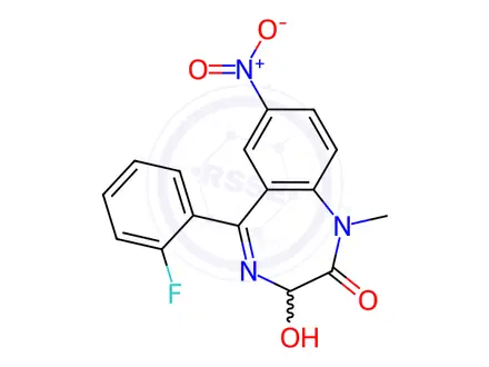 Chemical structure of Flunitrazepam Impurity 10