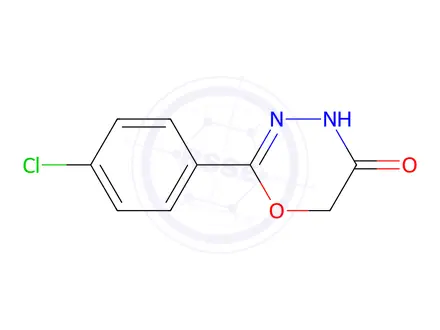 Chemical structure of 2-(4-Chlorophenyl)-5,6-dihydro-4h-1,3,4-oxadiazin-5-one