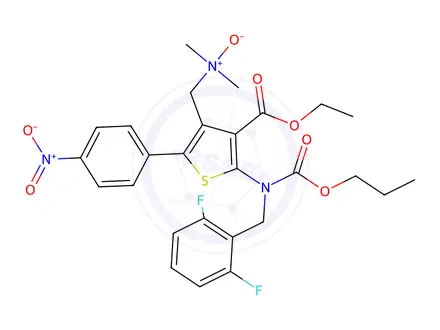 Chemical structure of Relugolix Impurity 9