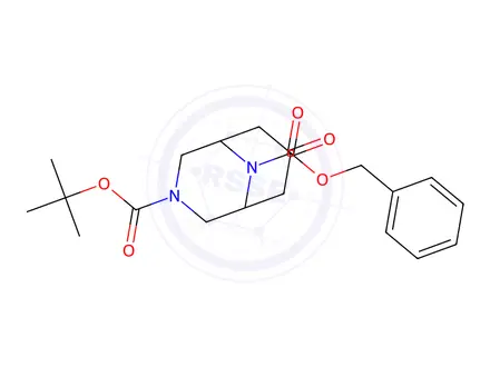 Chemical structure of 9-Benzyl 3-(tert-butyl) 7-oxo-3,9-diazabicyclo[3.3.1]Nonane-3,9-dicarboxylate