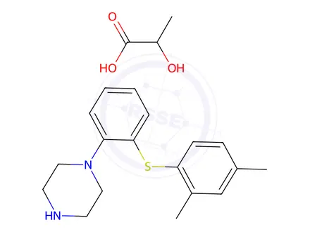 Chemical structure of Vortioxetine DL-lactate