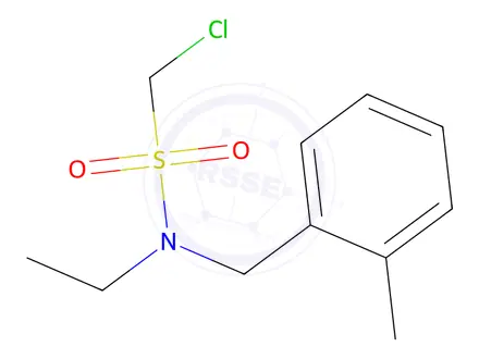 Chemical structure of 1-Chloro-n-ethyl-n-(2-methylbenzyl)methanesulfonamide