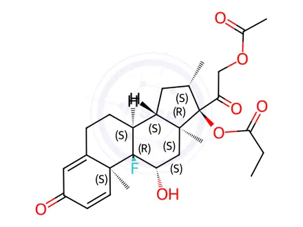 Chemical structure of Betamethasone propionate EP Impurity D