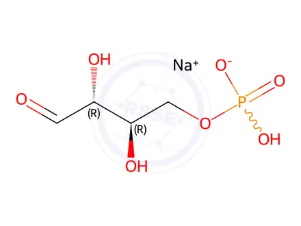 Chemical structure of D-Erythrose 4-phosphate sodium